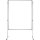 FRANKEN Kombitafel PRO (B)900 x (H)1.200 mm weiß/grau Speditionsversand