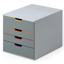 DURABLE Schubladenbox VARICOLOR 4 mit 4 Schubladen