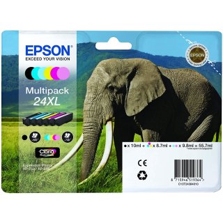 Original Tinte für EPSON Expression XP-750 Multipack XL 6-farbig
