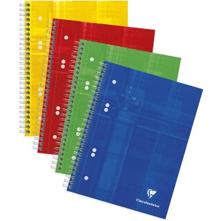 Clairefontaine Collegeblock DIN A5 Lineatur 5 80 Blatt zufällige Farbe 1 Stück