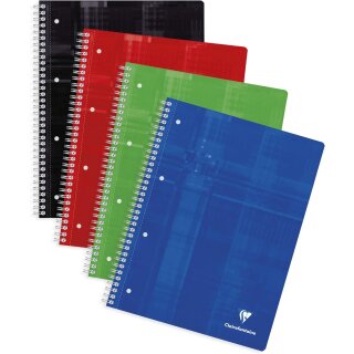 Clairefontaine Collegeblock DIN A4 Lineatur 27 80 Blatt zufällige Farbe 1 Stück