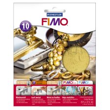 FIMO Blattmetall gold 10 Blatt