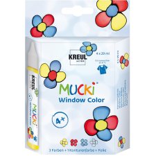 KREUL Window Color Pen "MUCKI" 4er Set