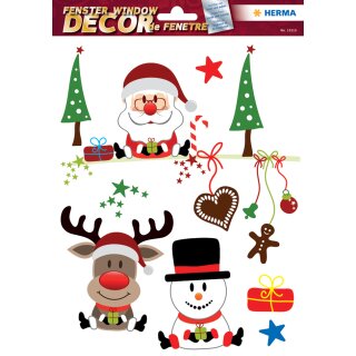 HERMA Weihnachts Fensterbild "Weihnachtsfreude" 210 x 297 mm