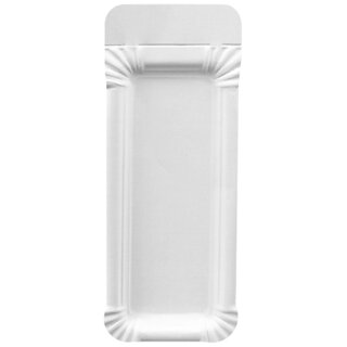 PAPSTAR Wurstpappe "pure" eckig 80 x 210 mm weiß 250 Stück