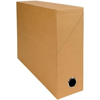 EXACOMPTA Archivbox Karton Rückenbreite 90 mm havanna