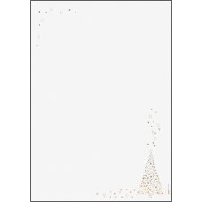 sigel Weihnachts Motiv Papier "Golden Tree" A4...
