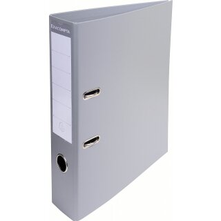 EXACOMPTA PVC Ordner Premium DIN A4 70 mm grau
