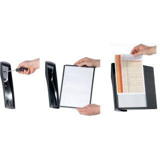 DURABLE Display System SHERPA STYLE WALL 10 Komplett Set
