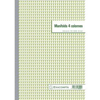 EXACOMPTA Formularbuch 4 Spalten 297 x 210 mm