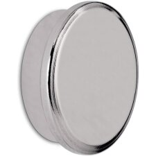 MAUL Neodym Kraftmagnet Durchmesser: 30 mm nickel