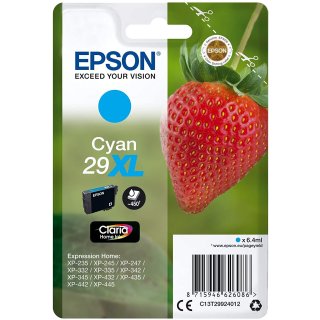 Original EPSON Tinte 29XL für Expression Home XP-235 cyan