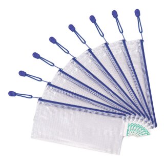 tarifold Reißverschlusstasche ZIPPER DIN Lang PVC blau (1 Stück)