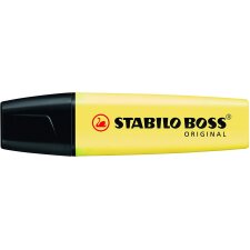 STABILO Textmarker BOSS ORIGINAL Pastel pastellgelb