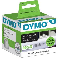 DYMO LabelWriter Adress Etiketten 89 x 36 mm weiß 1...