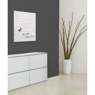 sigel Glas Magnettafel "artverum" Design (B)480 x (H)480 mm