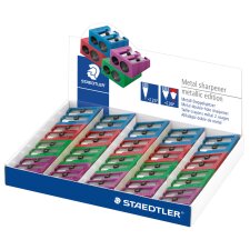 STAEDTLER Doppel Spitzer Metallic aus Metall 20er Display...
