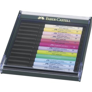 FABER-CASTELL Tuschestift PITT artist pen 12er Etui