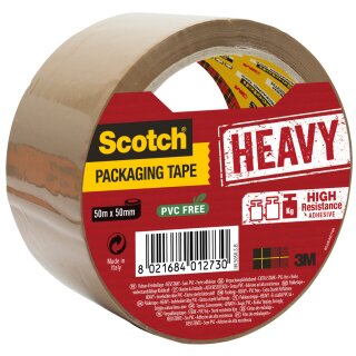 Scotch Verpackungsklebeband HEAVY 50 mm x 50 m braun