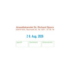 trodat Datumstempel Professional 4.0 5460 6 zeilig