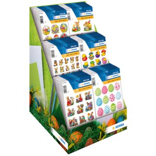 HERMA Oster Sticker DECOR im Thekendisplay 60 Packungen
