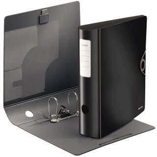LEITZ Ordner Active Solid 180 Grad 82 mm schwarz DIN A4