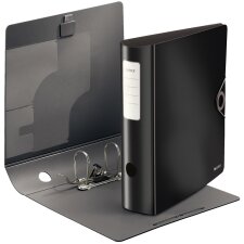 LEITZ Ordner Active Solid 180 Grad 82 mm schwarz DIN A4