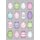 HERMA Oster Sticker TREND "Bunte Eier" 3 Blatt à 16 Sticker