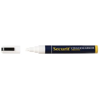 Securit Kreidemarker ORIGINAL MEDIUM weiß 2 - 6 mm Keilspitze