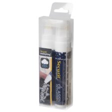 Securit Kreidemarker WATERPROOF LARGE 2er Etui weiß