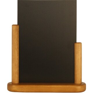 Securit Tischaufsteller ELEGANT mittel teak