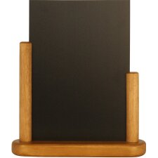 Securit Tischaufsteller ELEGANT klein teak