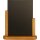 Securit Tischaufsteller ELEGANT klein teak