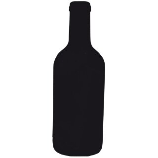 Securit Kreidetafel SILHOUETTE "Flasche" aus Melamin