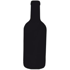 Securit Kreidetafel SILHOUETTE "Flasche" aus...