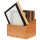 Securit Speisekarten Mappe WOOD 20er Box DIN A4 schwarz