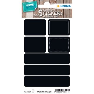 HERMA Tafel Etiketten HOME feeling "Rechtecke" 2 Blatt à 6 Sticker