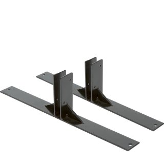 Securit Metallfüße für Trennwand MULTI BOARD schwarz aus Metall 2 Stück