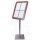 Securit Schaukasten GLASS STAR 4 x DIN A4 Seiten eiche