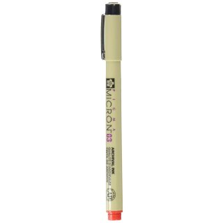 SAKURA Fineliner PIGMA MICRON 03 rot
