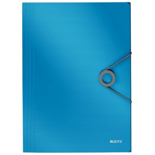 LEITZ Eckspannermappe Solid DIN A4 PP hellblau