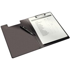 LEITZ Klemmbrett Mappe Solid DIN A4 Polyfoam schwarz