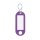 WEDO Schlüsselanhänger S Haken violett aus Kunststoff 100 Stück