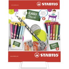 STABILO Bleistift EASYgraph 72 Stifte + 12 Spitzer Display