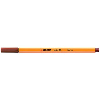 STABILO Fineliner point 88 Strichstärke: 0,4 mm rötel