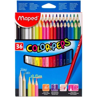 Maped Dreikant Buntstift COLORPEPS 36er Kartonetui