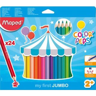Maped my first Dreikant Buntstift COLORPEPS JUMBO 24er Etui