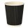 STARPAK Papp Trinkbecher "Ripple Wall" 0,2 l  25 Stück schwarz