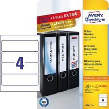 AVERY Zweckform Ordnerrücken Etiketten 61 x 192 mm...