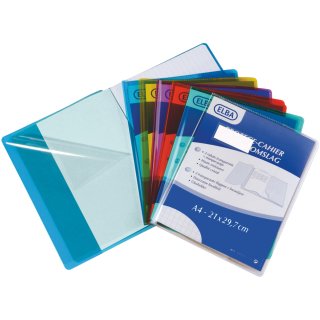 ELBA Heftschoner DIN A4 aus PVC 0,22 mm farblos tranparent